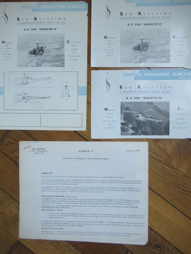 Helicoptere alouette notice - helicoptere,