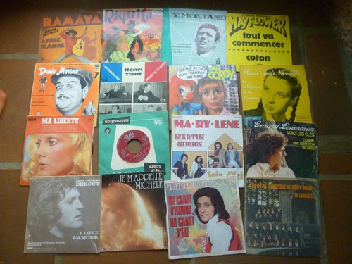 Disques tours variété - 16,