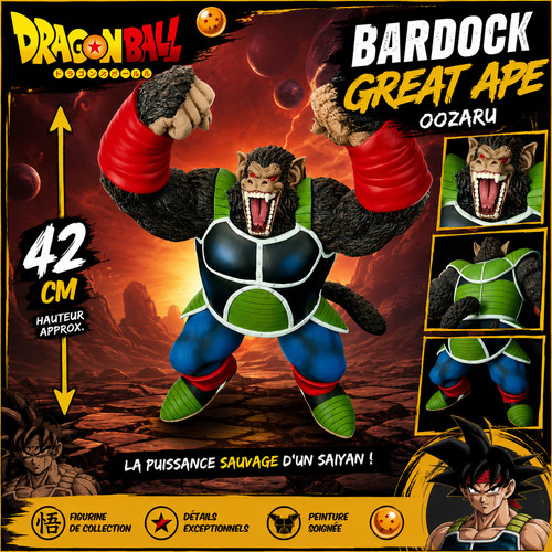 Grande figurine oozaru singe - grande,