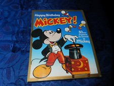 HAPPY BIRTHDAY MICKEY WALT DISNEY 50 ANS HISTOIRE DU JOURNAL 1984 FRANCE LOISIRS