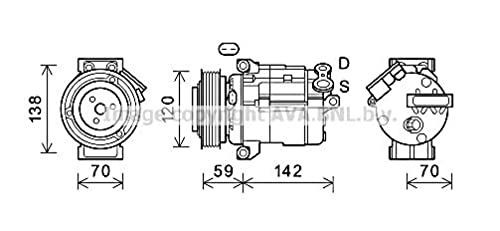 Compresseur neuf ava ctk063 - neuf,