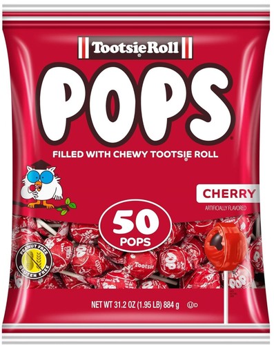 Tootsie pops cherry flavor - pops, –