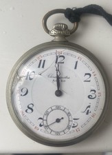 Montre de gousset Astro Chronomètre 1940 Vraiment Vintage Original Gravée