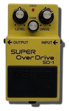 Pédale d'overdrive BOSS SD-1 7389 testée et fonctionnelle