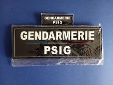 GENDARMERIE - ELR - PSIG (1) - DUO DE BANDES PVC 3D POUR GILET