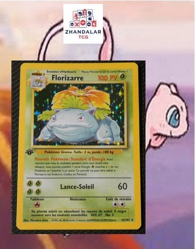 Carte pokémon florizarre - carte,