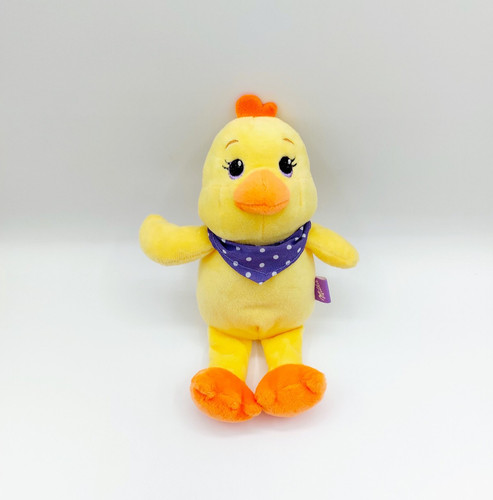 Doudou peluche poussin jaune