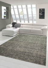 Tapis de salon Tapis en coton à poils ras du sol en gris beige
