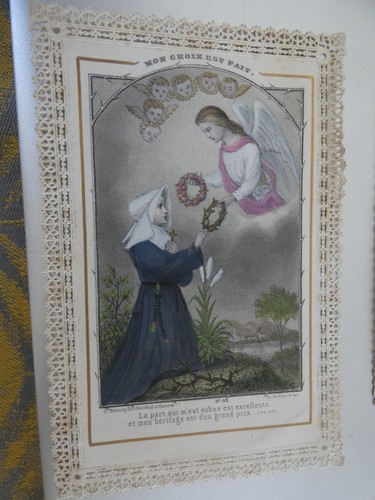 Image pieuse canivet dentelle - image,