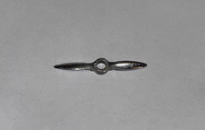 Hélice d'avion miniature en dural plein de 40 mm de diamètre