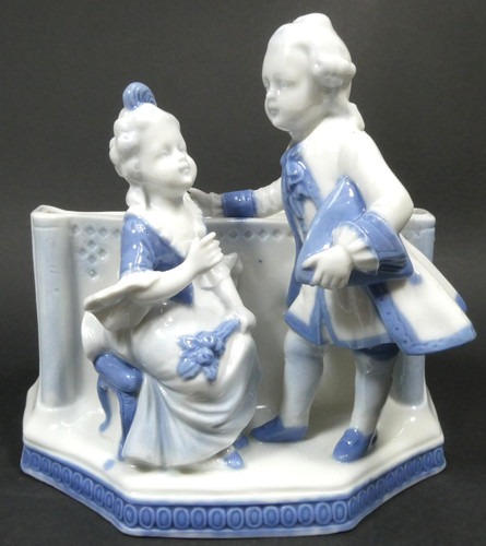 Figurine porcelaine groupe - figurine,