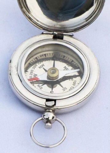 Ancienne boussole laiton - en,