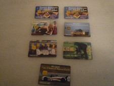 LOT cartes téléphoniques  Télécarte  PEUGEOT 24 H DU MANS et assistance