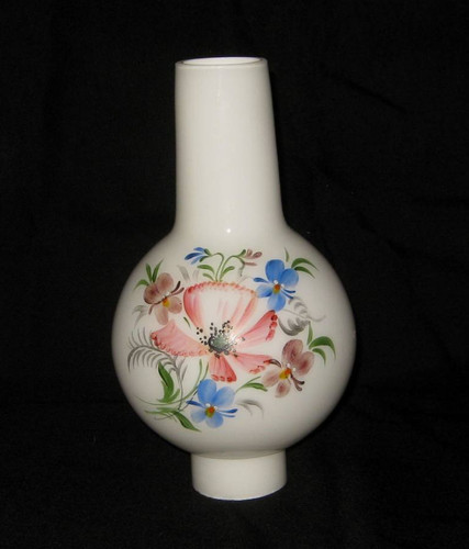 Ancien verre lampe - , pétrole