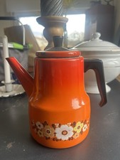 Cafetiere émaillée Rétro 20 Cms