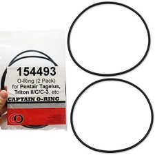 154493 Closure O-Rings for Pentair PacFab Tagelus Triton Sand Filters (2 Pack)