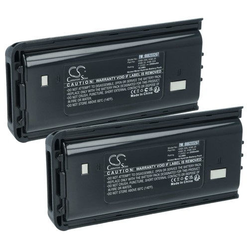 Batterie pour kenwood - 2x,