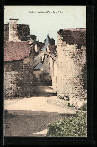 Cpa billy ancienne porte - cpa,