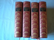4 TOMES FABLES LA FONTAINE 1969 JEAN DE BONNOT EDITEUR 