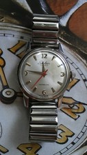 RARE VINTAGE 17 JEWELS "SHELIER INCABLOC" SWISS MADE WIND UP MENS WRIST WATCH