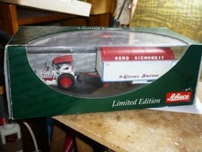 SCHUCO 1/43 HANOMAG R 40 CARAVANE CIRQUE BARNER BOITE TRACTEUR SERIE LIMITEE