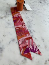 Twilly Hermès « Astrologie Nouvelle » Rose