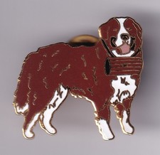 RARE PINS PIN'S .. ANIMAL CHIEN DOG CYNOPHILIE RACE SAINT BERNARD EMAIL ~GB