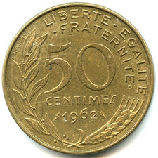 50 centimes Marianne 1962 , 3