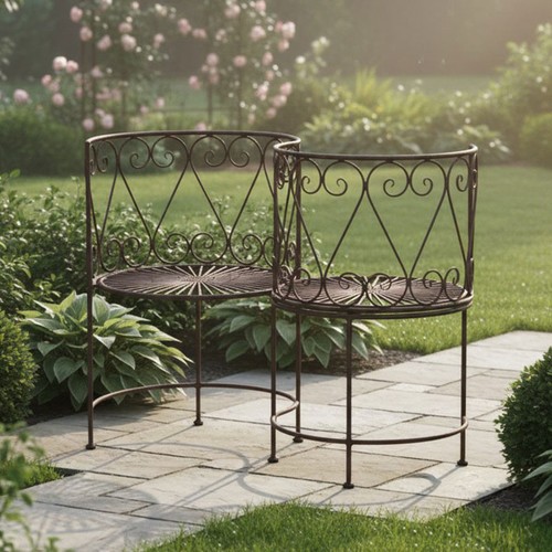 Banc jardin confident en - jardin,