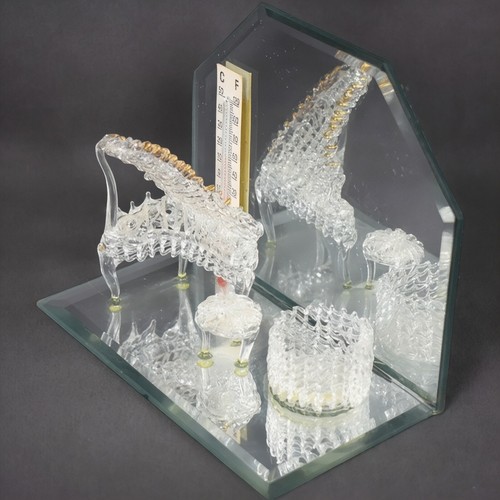 Décor vintage verre - décor, avec