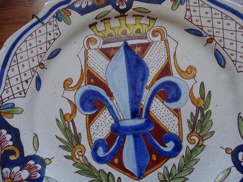 Malicorne assiette faience - malicorne,
