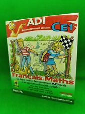 RARE Jeu Philips CDi CD-i FR - Adibou Adi - En Boîte Big Box - CE1 Français