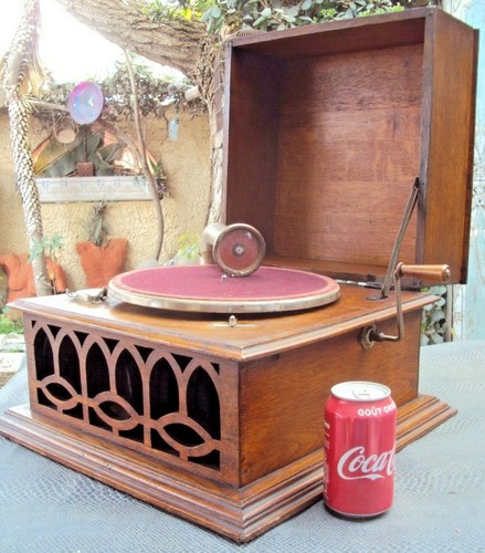 Ancien gramophone phonographe - ancien,