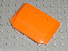 Capot LEGO Orange wedge ref 52031 / Set 7638 3830 8162 7686 7991 7642 