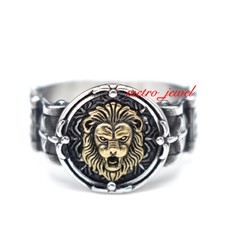 JXC Mens Gold Plated Stainless