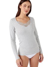 Shirt fine côte - t-shirt,