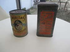 2 BOITES MÉTAL ANCIENNES