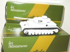 SOLIDO, Char militaire allemand PANZER IV 234 camouflage hiver blanc