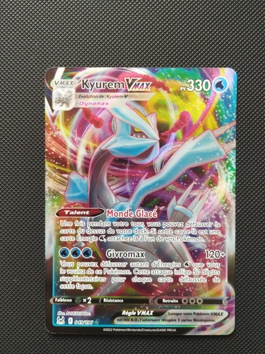 Carte pokémon kyurem - carte, vmax