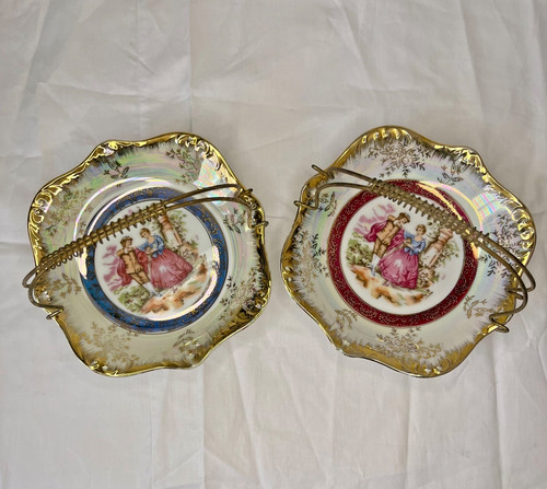 Paire coupelles anciennes - paire, de