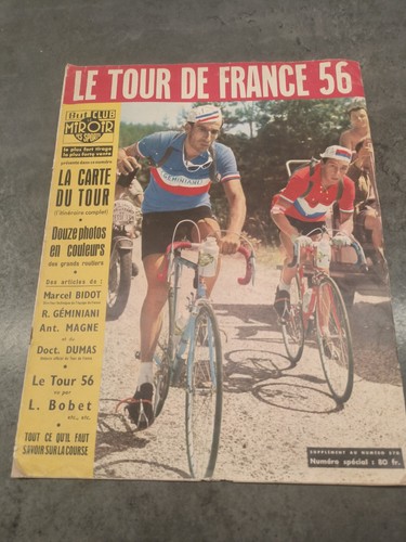 Tour france 1956 miroir - france,