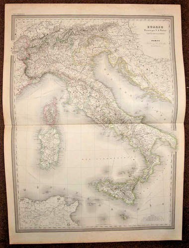 Carte géographique ancienne