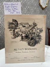 AU PAYS BIGOUDEN, Mathurin Méheut & Auguste Dupouy, BRETAGNE, Éd. LE MINOR 1947
