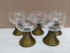 Lot de 5 verres à vin blanc