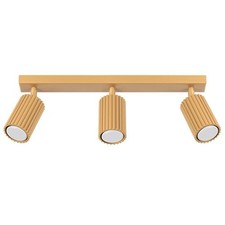 Plafonnier aluminium doré - plafonnier,