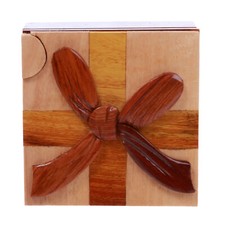 Handcrafted Wooden Square Gift