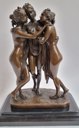 Trois grâces bronze - trois, sculpture
