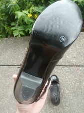 ESCARPINS VERNIS NOIRS  POINTURE 38