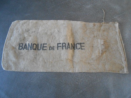 Ancien sac banque - la, de