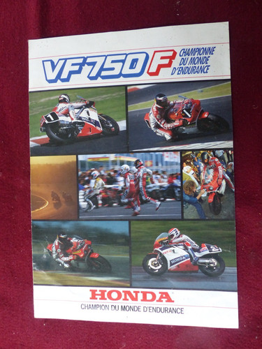 Prospectus moto honda 750 f - honda,